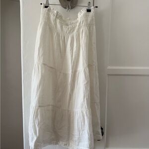 GAP White Maxi Skirt